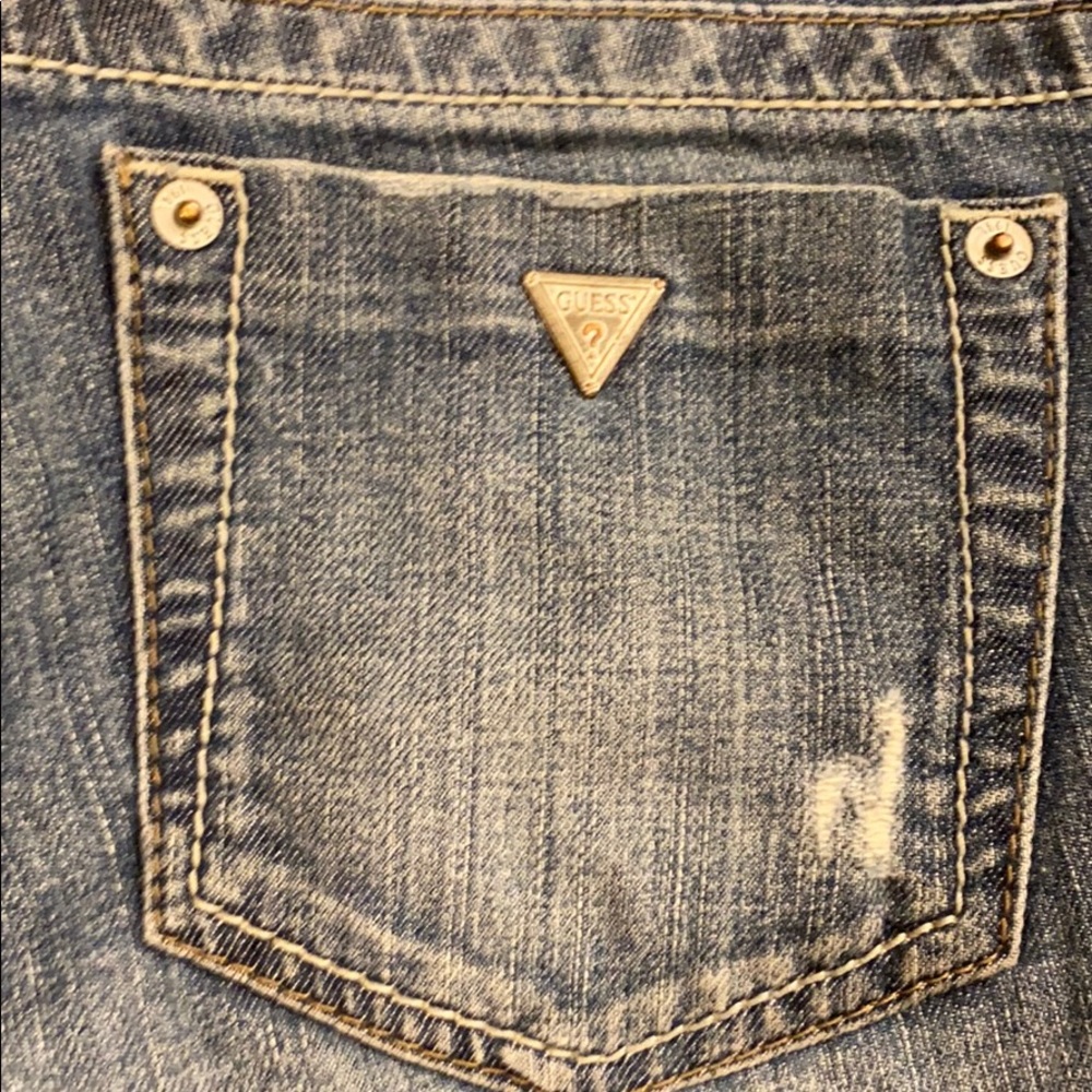 COPY - Distressed Guess Jeans Daredevil Boot